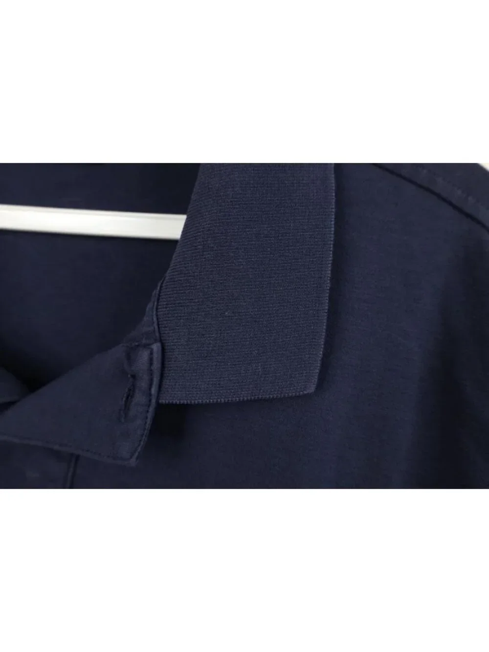 Y2K Ralph Lauren Mens XL Faded Pima Soft Cotton Touch Golf Polo Shirt Navy Blue